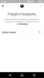 Firemný účet instagram