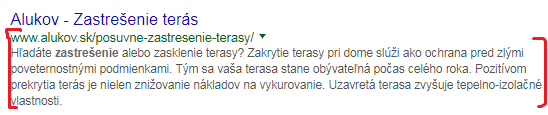 Dlhší meta popis alukov.sk