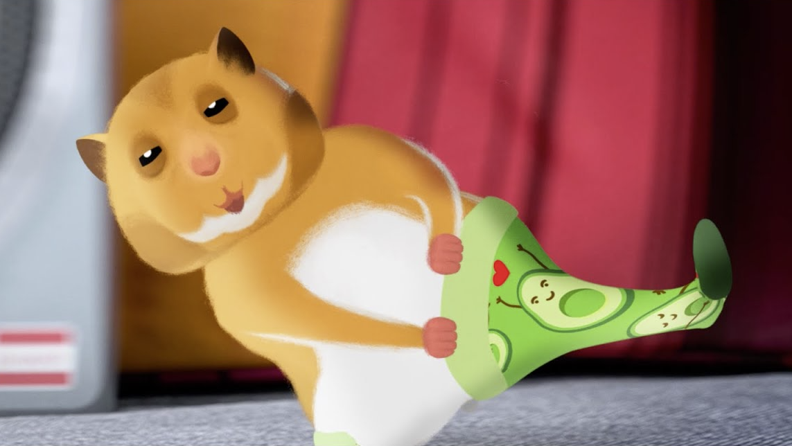 Dedoles chytľavá reklama so škrečkom s veselými ponožkami čo nemajú páru