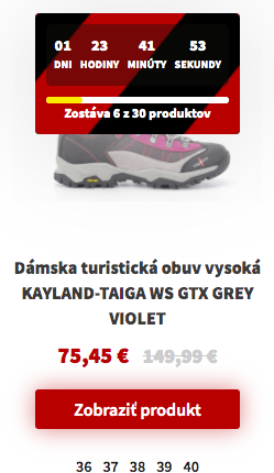 Exisport odpocitavanie tovaru