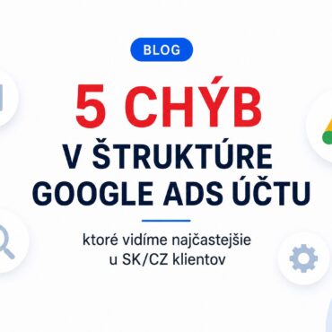 5 chyb v google ads